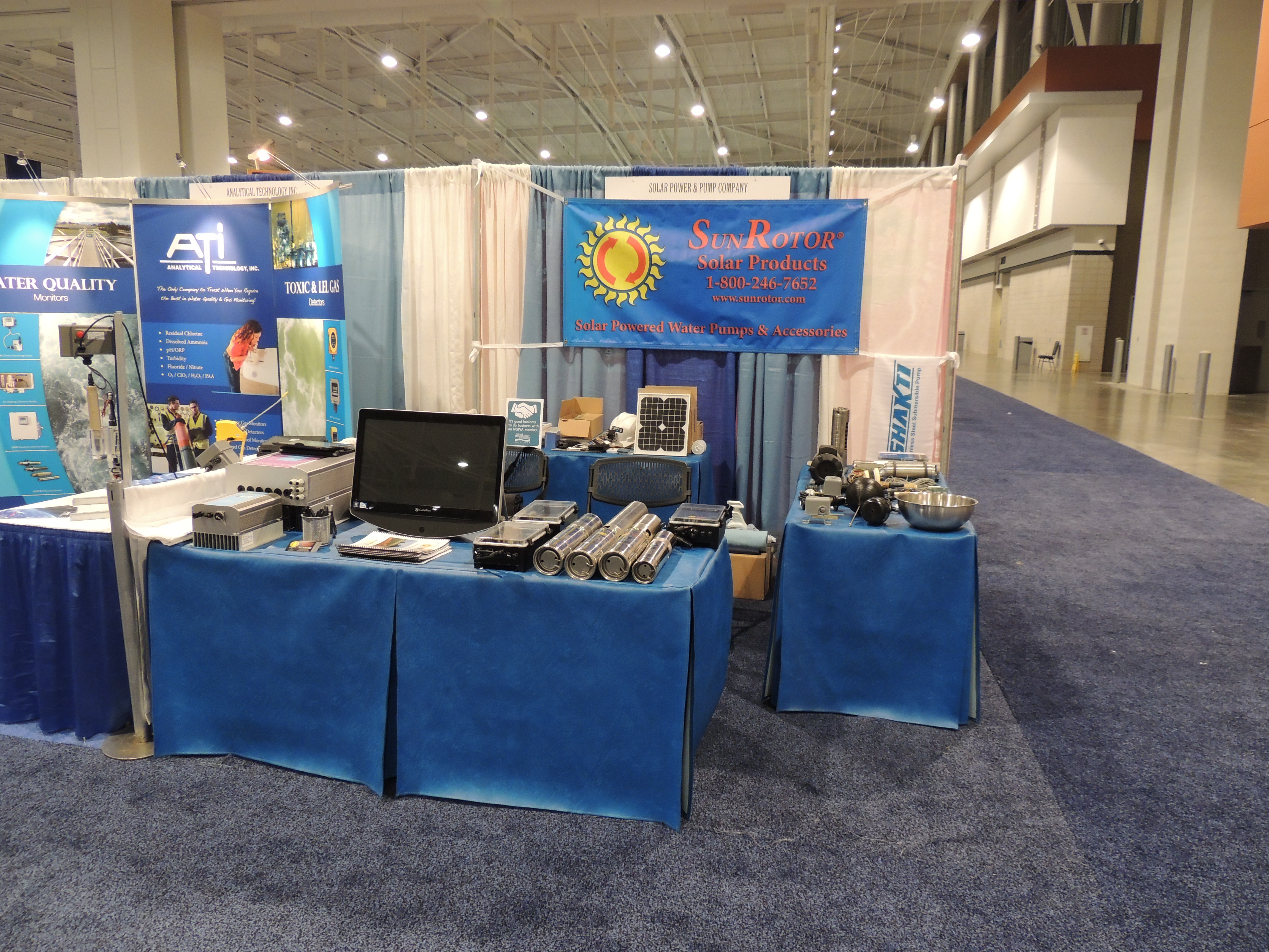 SunRotor Booth at National Ground Water Expo