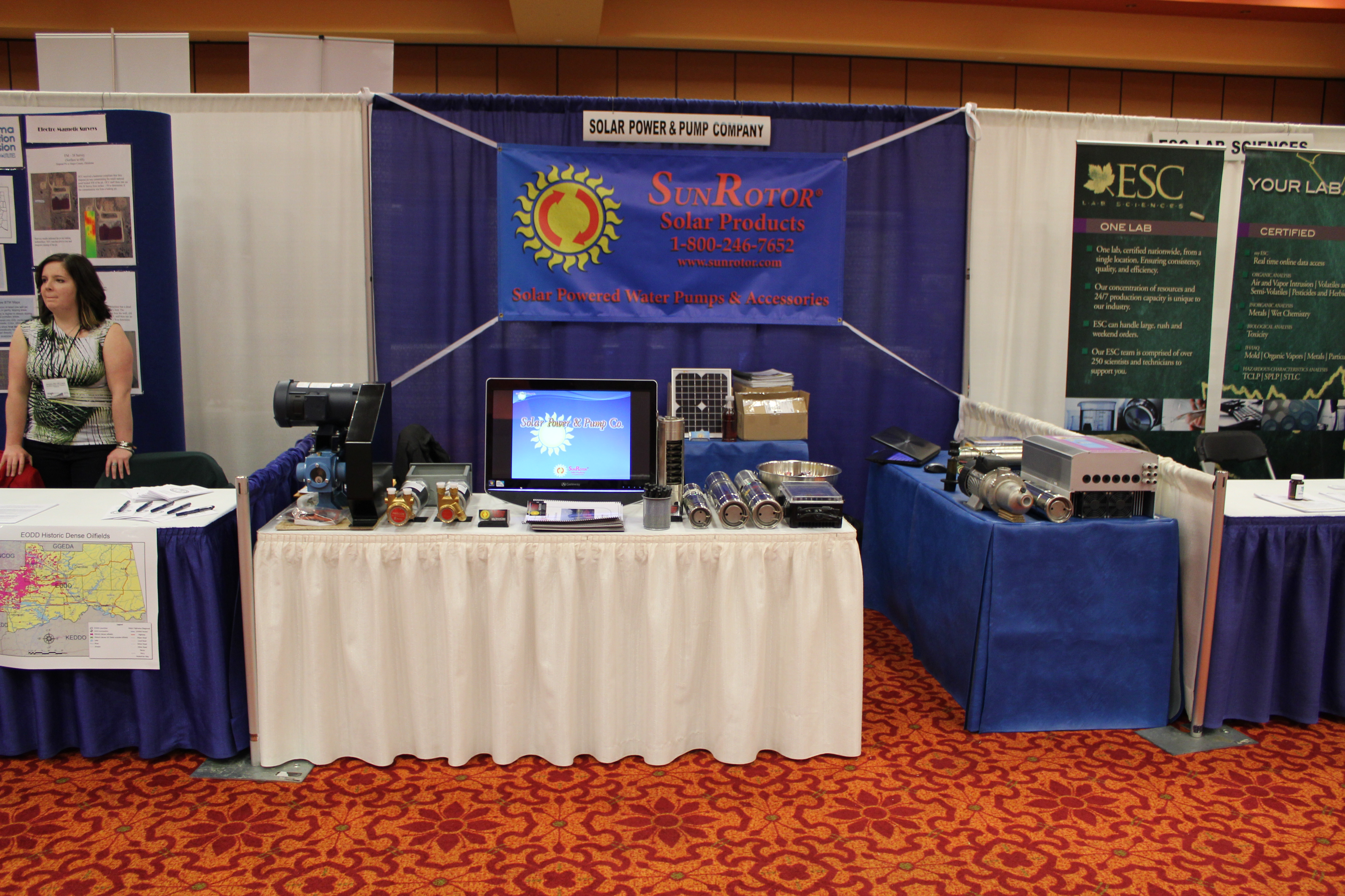 SunRotor Trade Show Booth